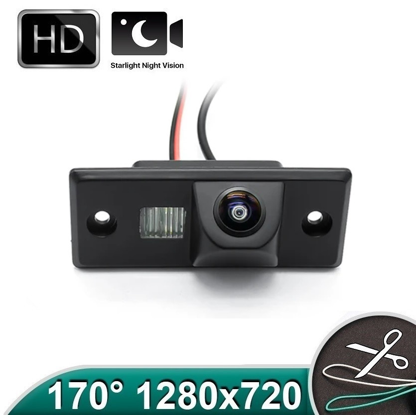  Camera marsarier HD, unghi 170 grade cu StarLight Night Vision pentru VW Golf 4, Golf 5, Passat B5.5, Touareg, Tiguan, Bora - FA915 